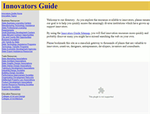 Tablet Screenshot of innovatorsguide.org